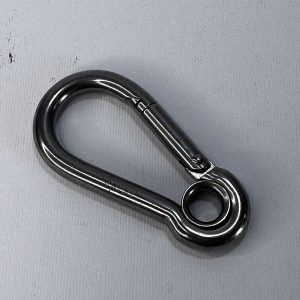 کارابین استیل ضد زنگ ۳ اینچ برای بستن طناب‌ها